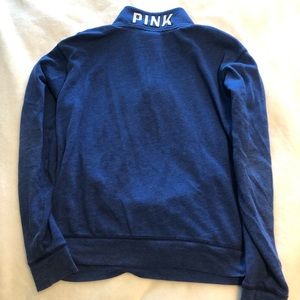 PINK Victoria's Secret Tops - Blue Quarter Zip (VS PINK) PINK Victoria's Secret Tops - Blue Quarter Zip (VS PINK)